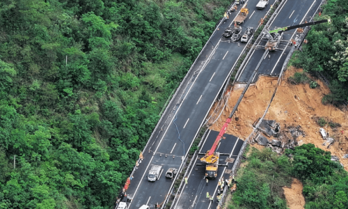 At least 24 people killed in south China road collapse