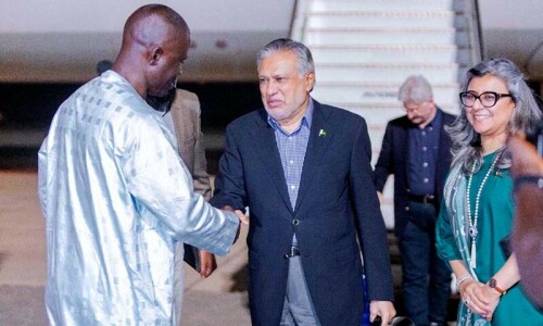 Deputy PM Dar arrives in The Gambia to represent Pakistan at OIC summit