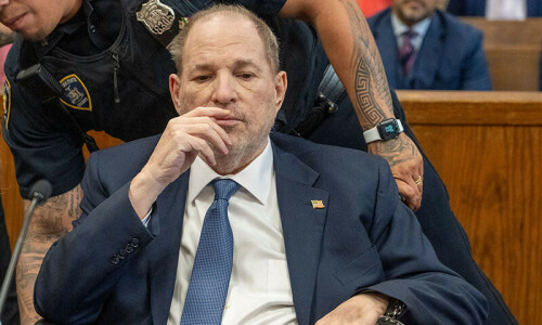 Harvey Weinstein in court after NY convictions quashed