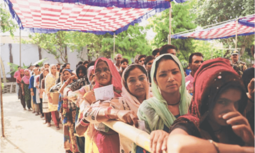 Modi&rsquo;s BJP toils as Indian elections lock 52pc seats