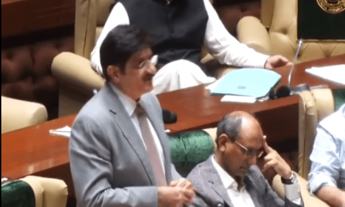 Amid PTI boycott, Sindh Assembly calls for holding ‘architects’ of May 9 violence accountable Amid PTI boycott, Sindh Assembly calls for holding ‘architects’ of May 9 violence accountable