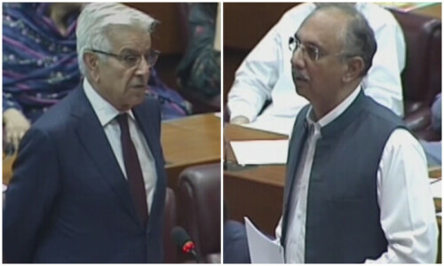 Heated NA session as govt, opposition advocate Article 6 from different perspectives