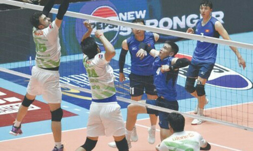 Pakistan rout Kyrgyzstan to stretch winning run at Central Asian volleyball Pakistan rout Kyrgyzstan to stretch winning run at Central Asian volleyball