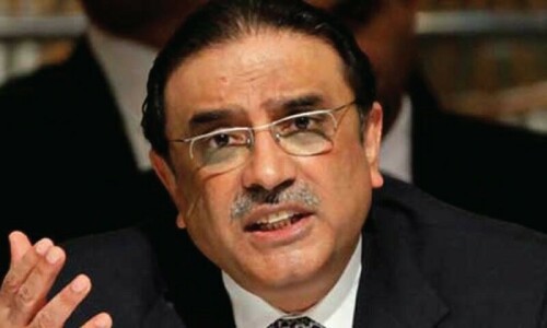 Zardari rules out imposition of governor’s rule in KP Zardari rules out imposition of governor’s rule in KP