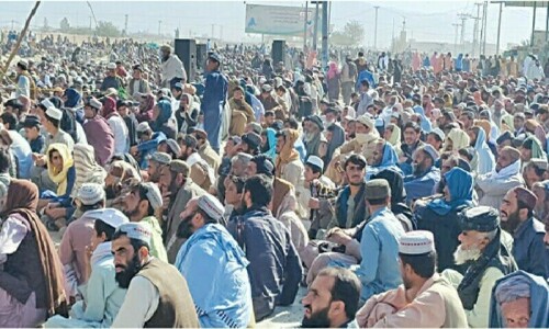 Highways blocked in support of Chaman protesters