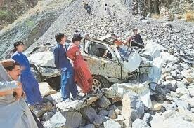 Four of a family killed, 15 injured in two accidents in Balochistan Four of a family killed, 15 injured in two accidents in Balochistan