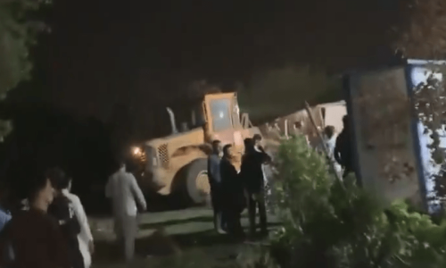 PTI takes up raid on its offices with Islamabad police chief PTI takes up raid on its offices with Islamabad police chief