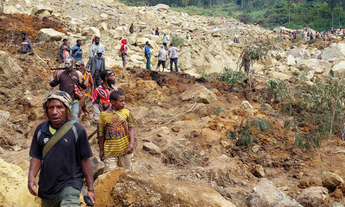 More than 2,000 buried alive in Papua New Guinea landslide, local authorities say