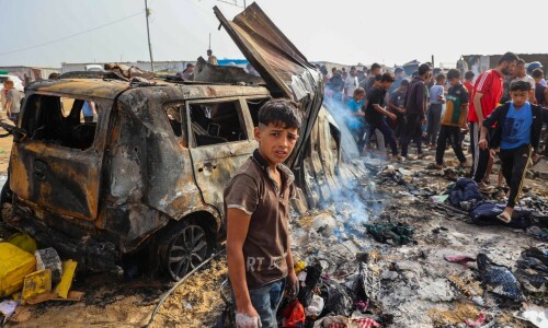 Israeli attack on Rafah tent camp kills 45, prompts global outcry