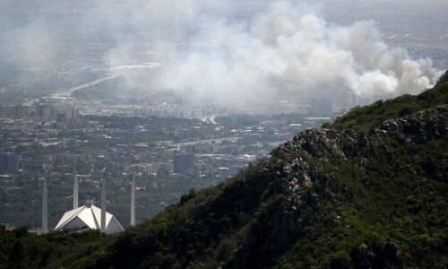 PM Shehbaz orders swift action to control another fire at Margalla Hills