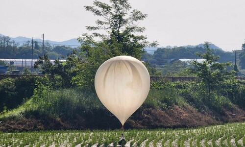 North Korea sends balloons carrying excrement over border, South Korea says North Korea sends balloons carrying excrement over border, South Korea says