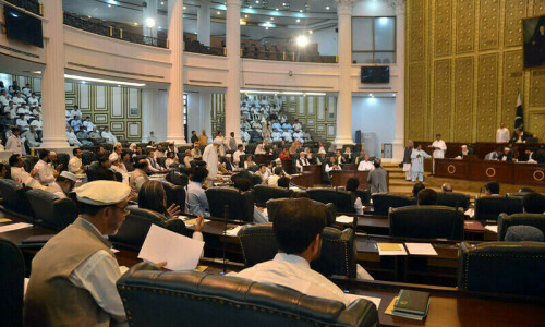 Opposition complains reports on NFC Award not produced in KP Assembly