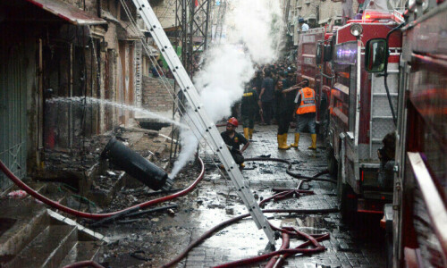 Cylinder blast, fire in Hyderabad leave two children dead, 48 people injured Cylinder blast, fire in Hyderabad leave two children dead, 48 people injured