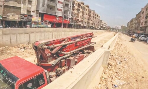 Slow pace of work on Karimabad underpass irks minister
