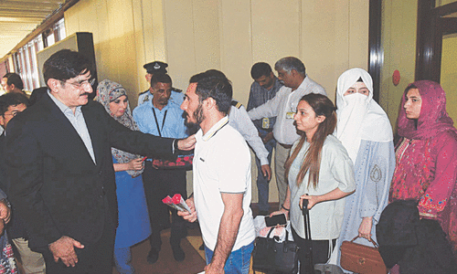 Over 200 students of Sindh return from Kyrgyzstan