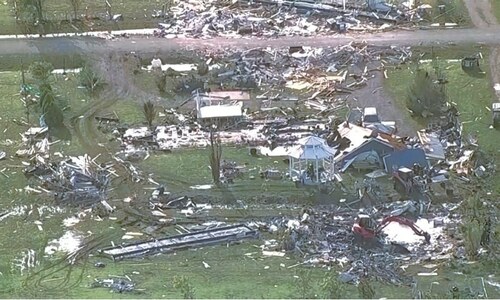 Storms kill 21 across four states in US