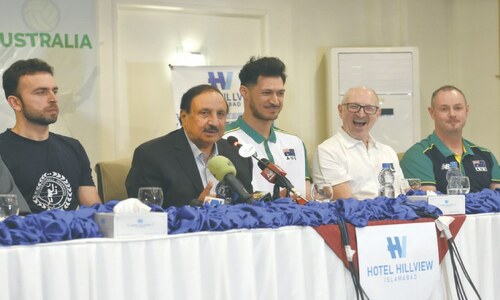 Pakistan take on Australia in historic volleyball series