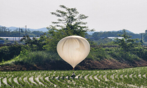 North Korea sends balloons with trash into South, again North Korea sends balloons with trash into South, again