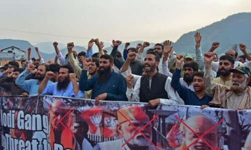 Protest in AJK’s Muzaffarabad against Modi’s Indian election victory Protest in AJK’s Muzaffarabad against Modi’s Indian election victory