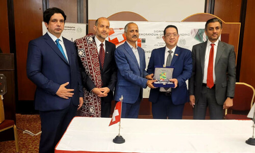 Sindh signs MoU to attract Swiss investment