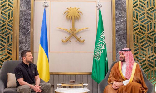 Zelensky lands in Saudi Arabia on unannounced visit Zelensky lands in Saudi Arabia on unannounced visit