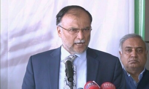 Govt intends to imprison Imran for five years, says Ahsan Iqbal Govt intends to imprison Imran for five years, says Ahsan Iqbal