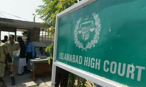IHC reverts Islamabad poll pleas to Jahangiri-led tribunal IHC reverts Islamabad poll pleas to Jahangiri-led tribunal