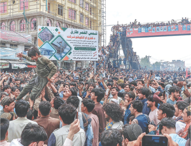 Celebrations erupt in Afghan cities
