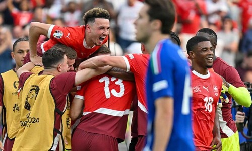 Switzerland stun holders Italy to reach Euro 2024 quarters Switzerland stun holders Italy to reach Euro 2024 quarters