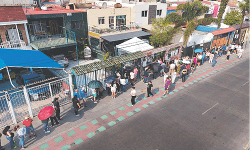 Mexico poised to elect first woman president as voters cast ballots