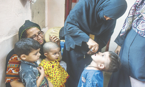 Anti-polio campaign begins in 16 Sindh districts