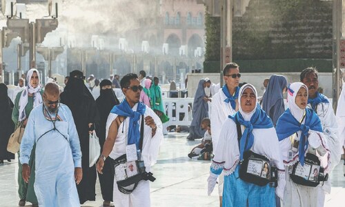 Above-average heat forecast during Haj days