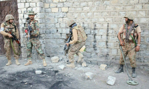 Nine terrorists killed in Khyber, Lakki actions