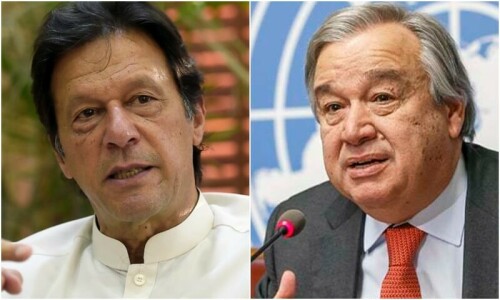UN chief wants Imran’s situation to change ‘in a much more positive way’: spokesperson UN chief wants Imran’s situation to change ‘in a much more positive way’: spokesperson