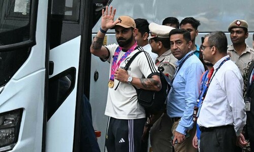 Indian World Cup winners head home after hurricane delay