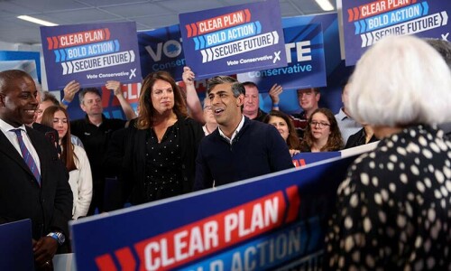 Rishi Sunak: UK Conservative leader still hoping for unlikely win Rishi Sunak: UK Conservative leader still hoping for unlikely win