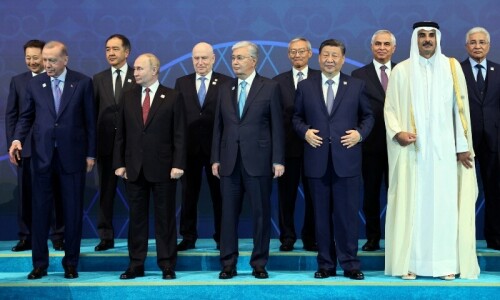Xi and Putin set out ambitions for Eurasian security club