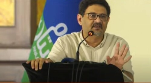 &lsquo;Open for all&rsquo;: Ex-PML-N leaders Miftah Ismail, Shahid Khaqan launch new party