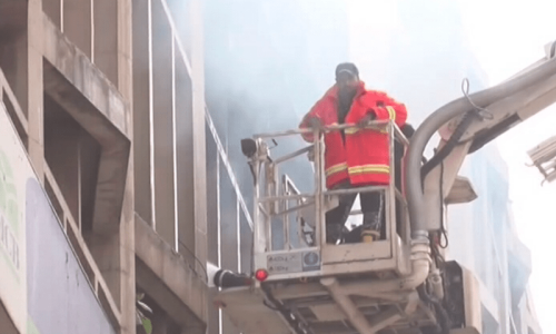 Fire at Karachi’s PSX brought under control: rescue officials Fire at Karachi’s PSX brought under control: rescue officials