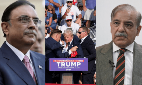 &lsquo;No place for violence in politics&rsquo;: President Zardari, PM Shehbaz condemn attack on Trump