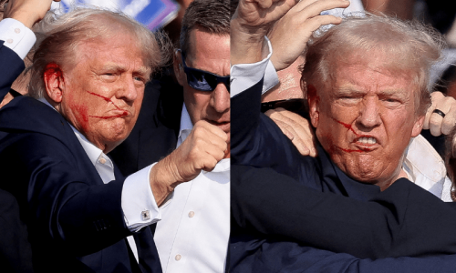 In pictures: The assassination attempt on Donald Trump