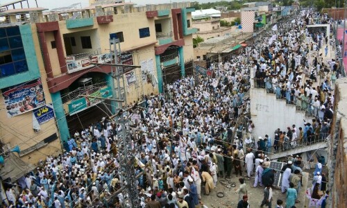Injuries, deaths ‘due to firing’ at Bannu protest for peace: KP govt spokesperson Injuries, deaths ‘due to firing’ at Bannu protest for peace: KP govt spokesperson