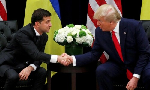 Trump says he had &lsquo;very good call&rsquo; with Zelensky, pledges to end war