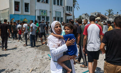 Children among 30 killed in Israeli strike on Gaza school Children among 30 killed in Israeli strike on Gaza school