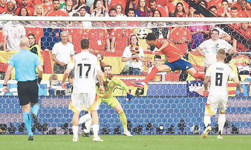 Merino extra-time goal sends Spain past Germany to Euros semi-finals