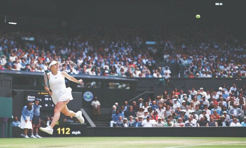 Djokovic gets free pass to Wimbledon semi-finals as Rybakina cruises