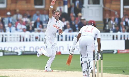 Anderson strikes as England eye massive victory over West Indies