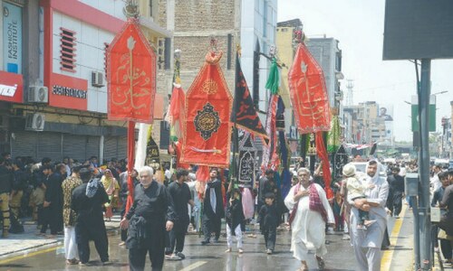 Muharram 9 processions conclude peacefully in KP