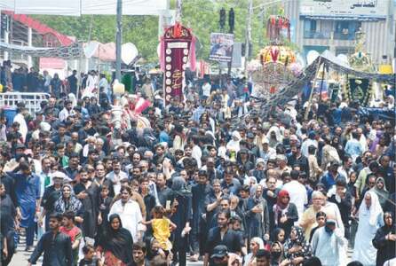 Youm-i-Ashur observed amid tight security