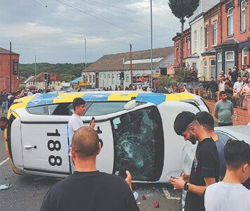 Leeds violence given racial twist